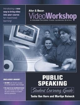Videoworkshop for Public Speaking:Student Learning Guide with CD-ROM (Valuepack Item Only) 9780205378029
