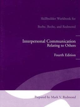 Interpersonal Communication Relating to Others Fourth Edition 9780205439881