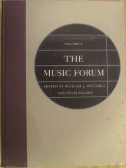 Music Forum 9780231028066