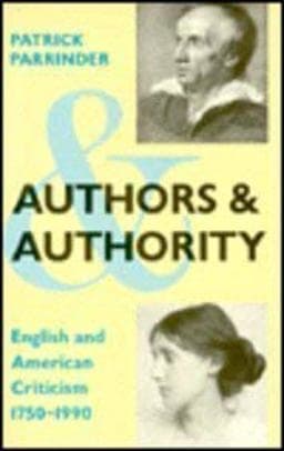 Authors and Authority 9780231076470
