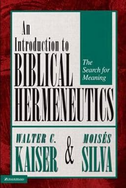 An Introduction to Biblical Hermeneutics 9780310530909