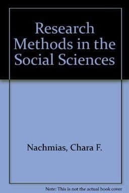 Research Methods in the Social Sciences 9780312101602