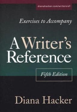 Exercises to Accompany a Writer's Reference 9780312402433