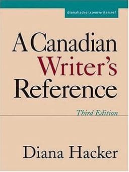 Canadian Writers Reference 9780312416836