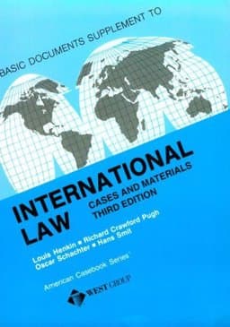 Basic Documents Supplement to International Law 9780314026743