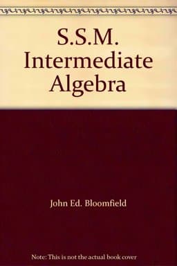 Intermediate Algebra 9780314041678