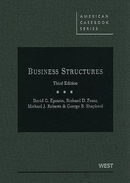Epstein, Freer, Roberts, and Shepherd's Business Structures, 3d 9780314200594