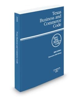 Texas Business and Commerce Code 2008 Edition 9780314972064
