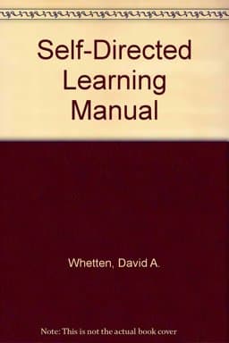 Self-Directed Learning Manual 9780321030511
