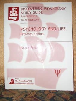 Psychology and Life Telecourse Study Guide 9780321035172