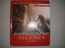 Beginning and Intermediate Algebra 9780321127624