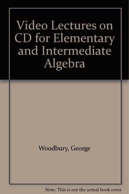 Video Lectures on CD for Elementary and Intermediate Algebra 9780321506566