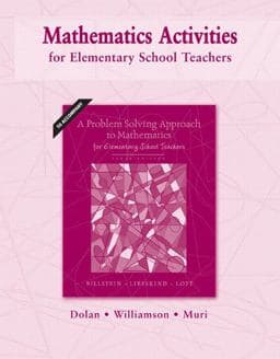Mathematics Activities for Elementary School Teachers 9780321575685