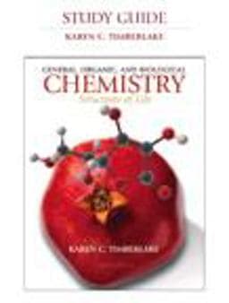 Study Guide for General, Organic and Biological Chemistry 9780321587558