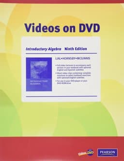 Videos on DVD for Introductory Algebra 9780321607812