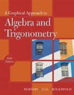 A Graphical Approach to Algebra and Trigonometry 9780321655035
