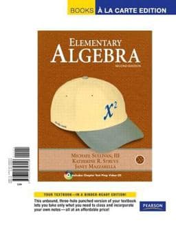 Elementary Algebra, Books a la Carte Edition 9780321656056