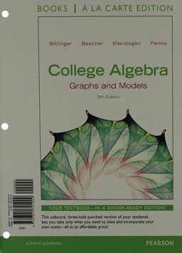 College Algebra 9780321791009