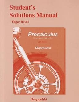 Student's Solutions Manual for Precalculus 9780321791184
