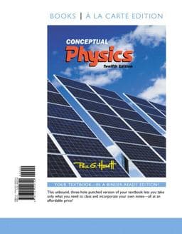 Conceptual Physics, Books a la Carte Edition 9780321909794