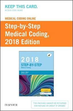 Medical Coding Online for Step-By-Step Medical Coding, 2018 Edition (Access Card) 9780323431262