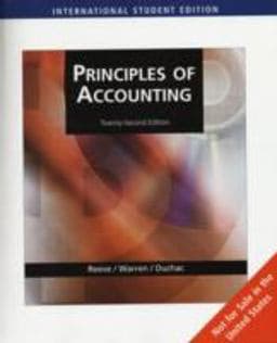 Adapted International Student Edition - Accounting 9780324366006