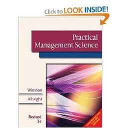 Practical Management Science 9780324662511