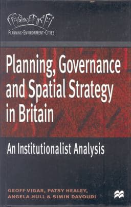 Planning, Governance and Spatial Strategy in Britain 9780333773178