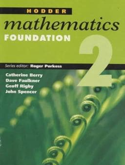 Mathematics Foundation 2 9780340705490