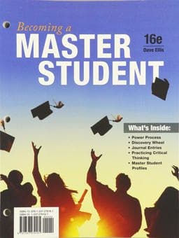 Bundle: Becoming a Master Student, Loose-Leaf Version, 16th + MindTapV2. 0, 1 Term Printed Access Card 9780357292396