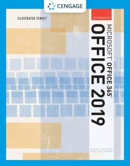 Illustrated MicrosoftOffice 365 and Office 2019 Intermediate 9780357360088