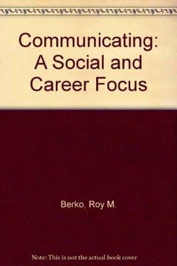 Communicating 9780395593240