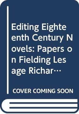 Editing Eighteenth-Century Novels 9780404636593