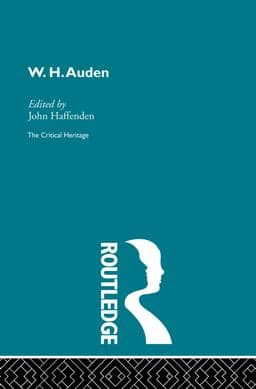 W. H. Auden 9780415159401