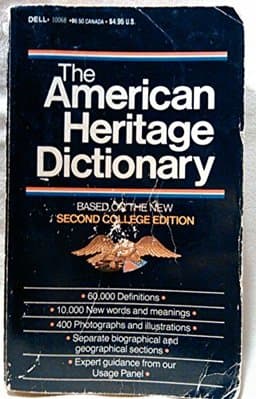 The American Heritage Dictionary 9780440500797