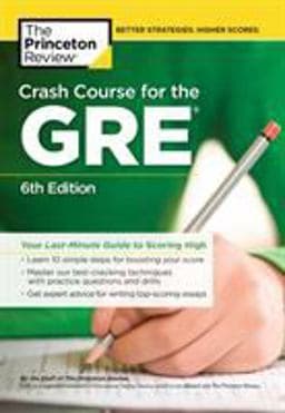 Crash Course for the GRE, 6th Edition 9780451487841