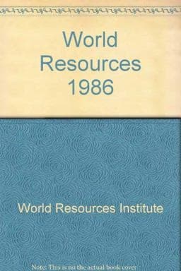 World Resources 1986 9780465092352