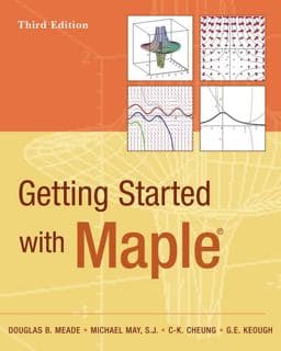 Getting Started with Maple 9780470455548