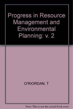 Progress in Resource Management and Environmental Planning 9780471277477