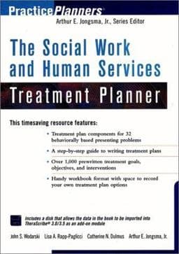 The Social Work and Human Services Treatment Planner 9780471377429