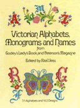 Victorian Alphabets, Monograms and Names 9780486230726