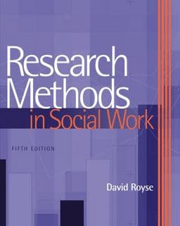 Research Methods in Social Work 9780495115663