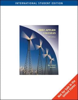 Applied Calculus 9780495831709