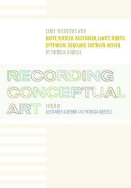 Recording Conceptual Art 9780520220119