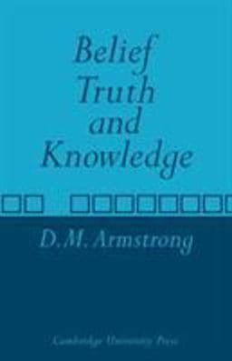 Belief, Truth and Knowledge 9780521097376