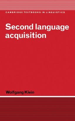 Second Language Acquisition 9780521268790
