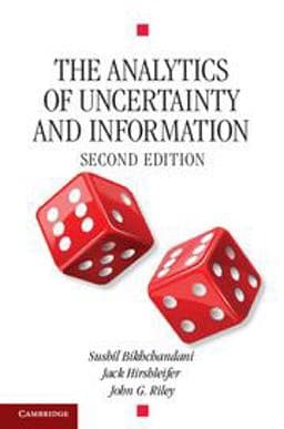 The Analytics of Uncertainty and Information 9780521834087