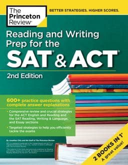 Reading and Writing Prep for the SAT and ACT, 2nd Edition 9780525567547