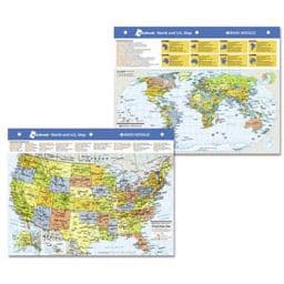 Notebook World and U. S. Map 9780528965463