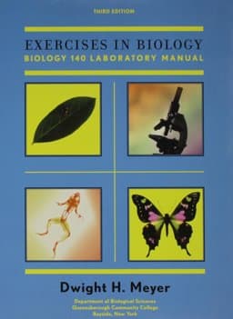 Lab Exercises in Biology 9780536065605